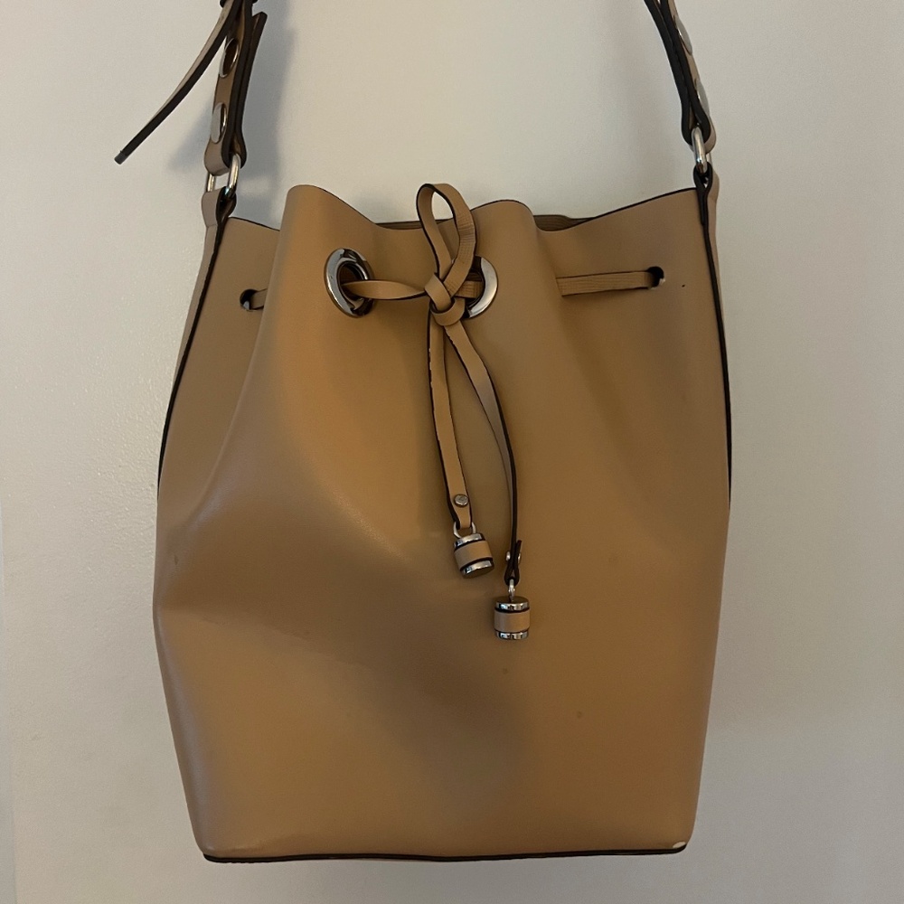 Leather Bucket Bag